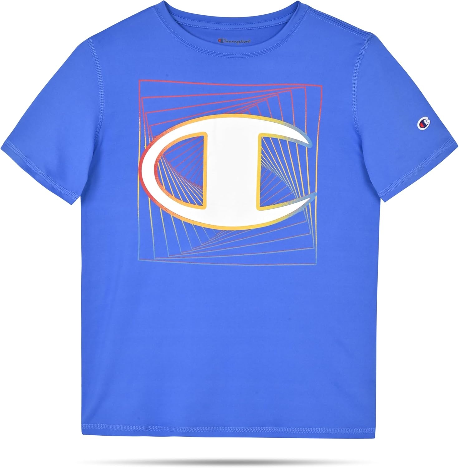 image:imageChampion Boys 2 Pack Short Sleeve Tee Shirt for KidsSaxony Bluewhite Poly