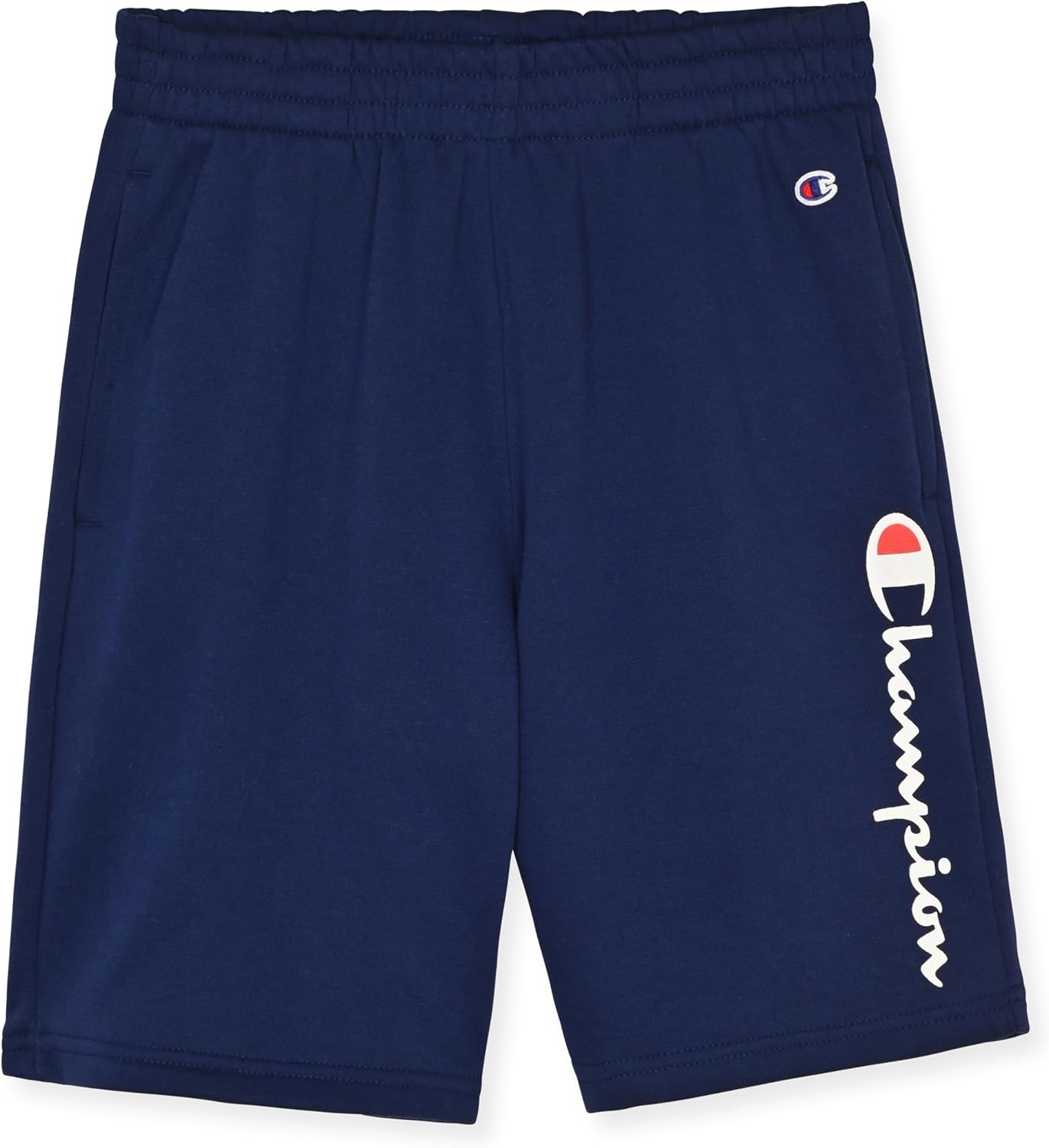 image:imageChampion Boys 2 Pack Signature Fleece Shorts for KidsNavy Bluegrey Heather