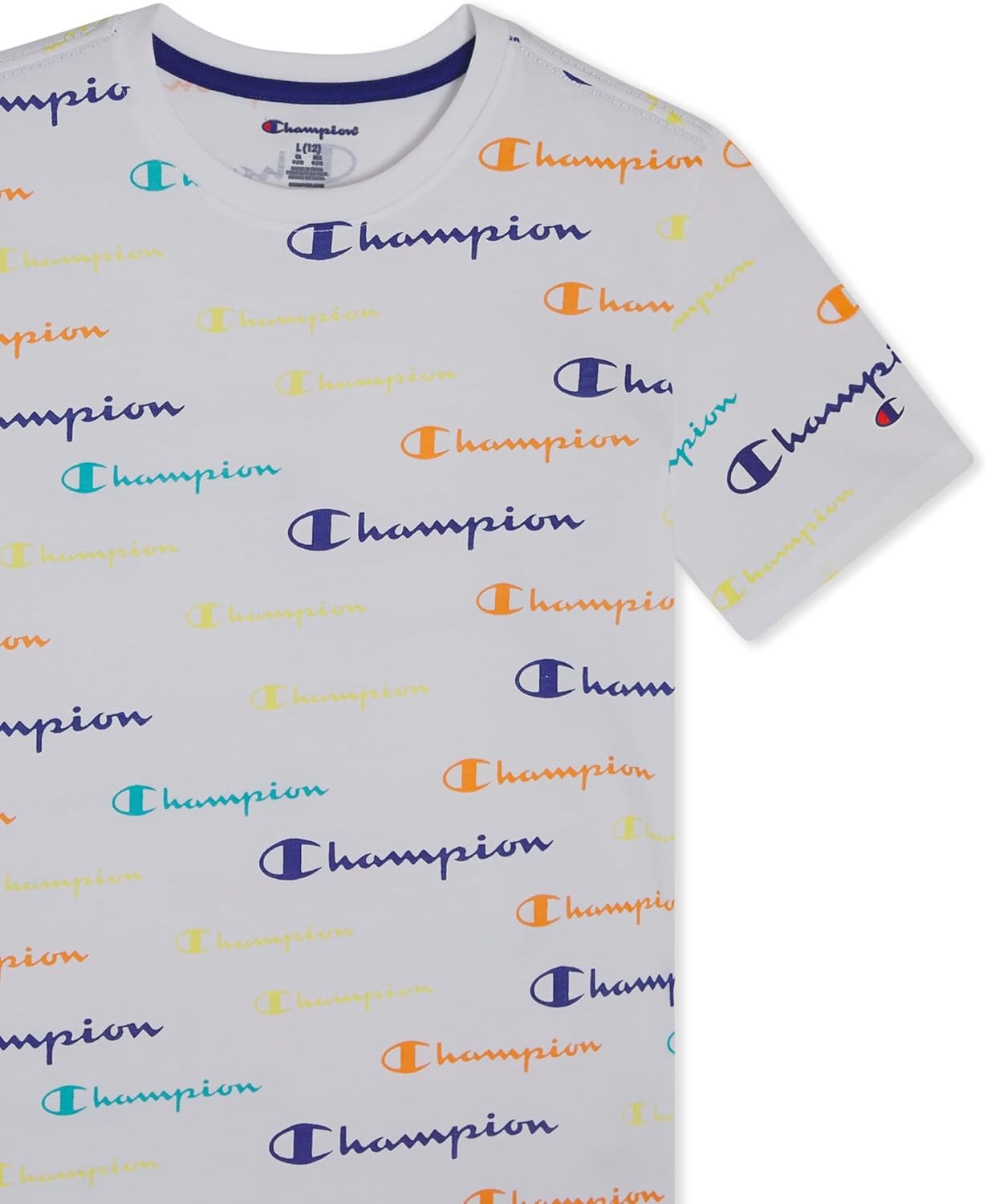 imageChampion Boys 2 Piece Short Sleeve Shirt and Mesh Shorts SetsBright White