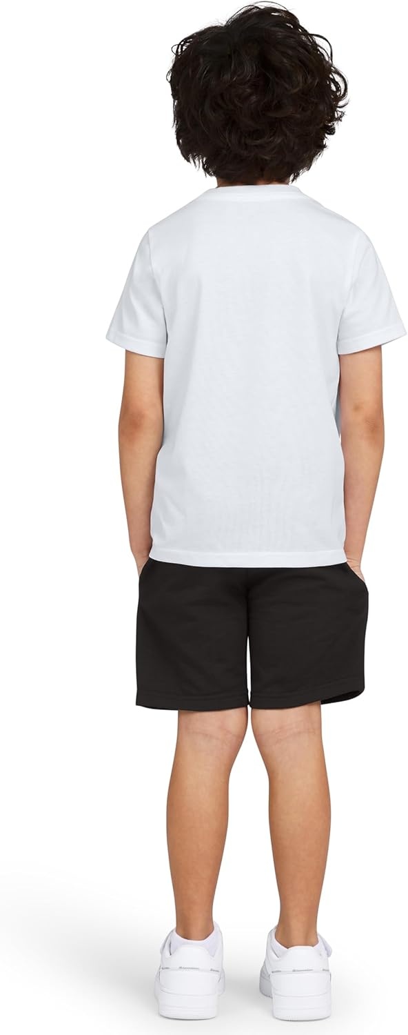 imageChampion Boys 2 Piece Short Sleeve Shirt and Mesh Shorts SetsBright Whiteblack