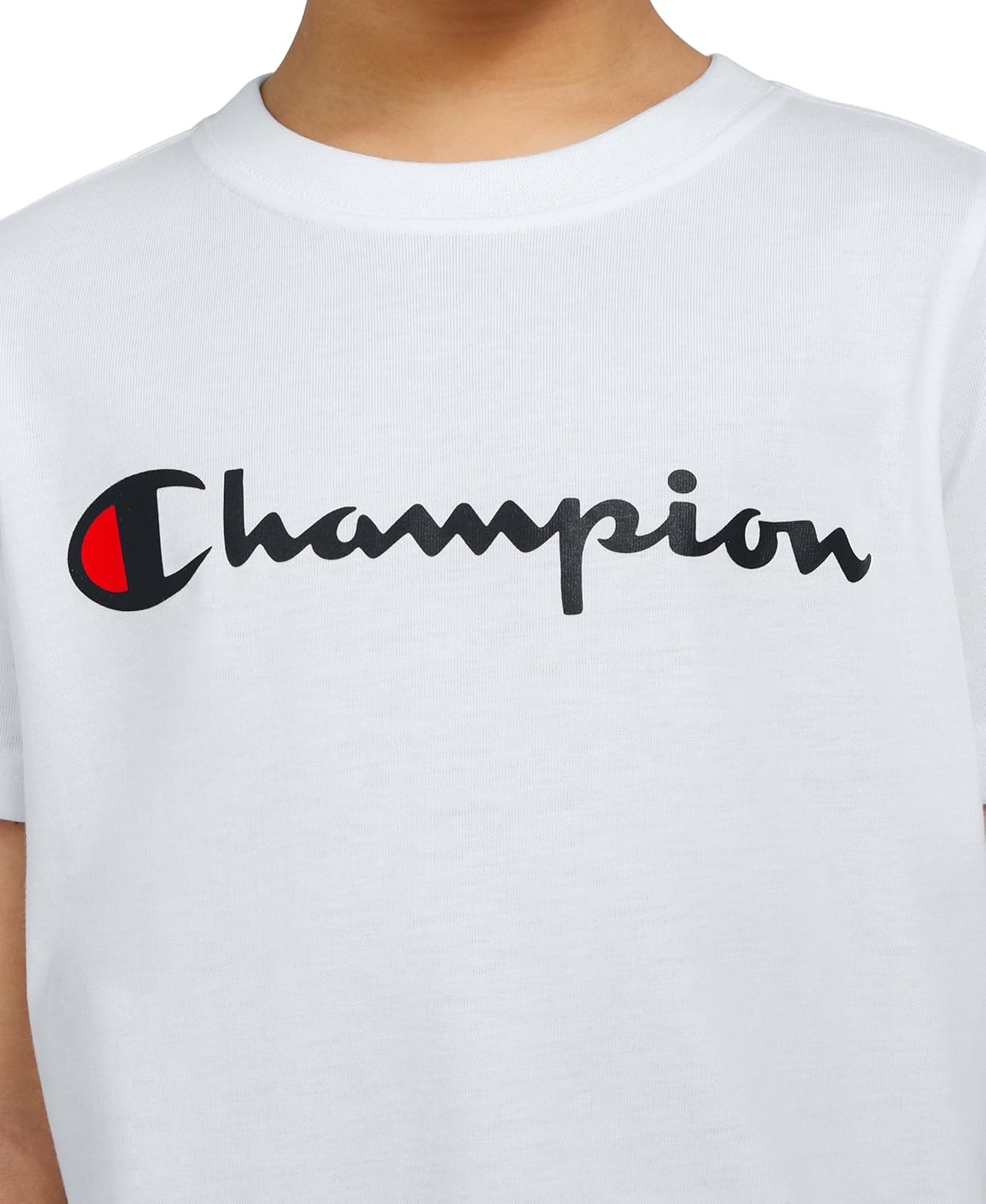 imageChampion Boys 2 Piece Short Sleeve Shirt and Mesh Shorts SetsBright Whiteblack
