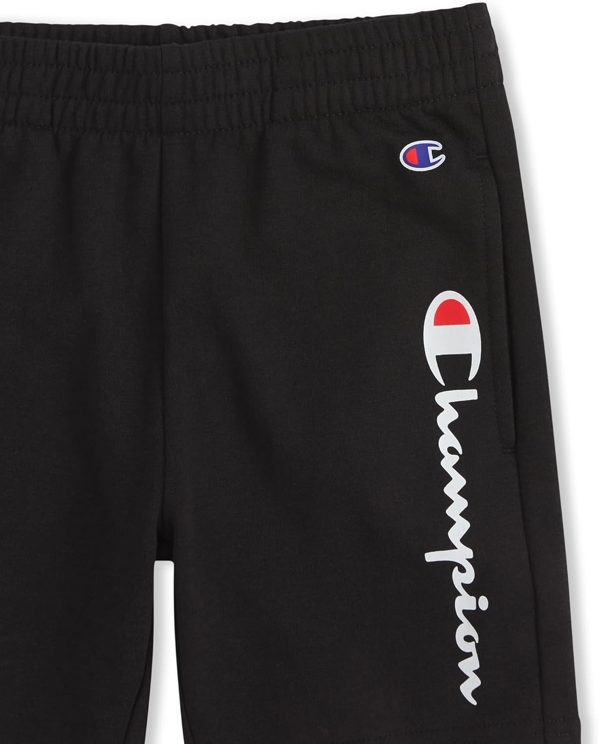 imageChampion Boys 2 Piece Short Sleeve Shirt and Mesh Shorts SetsBright Whiteblack