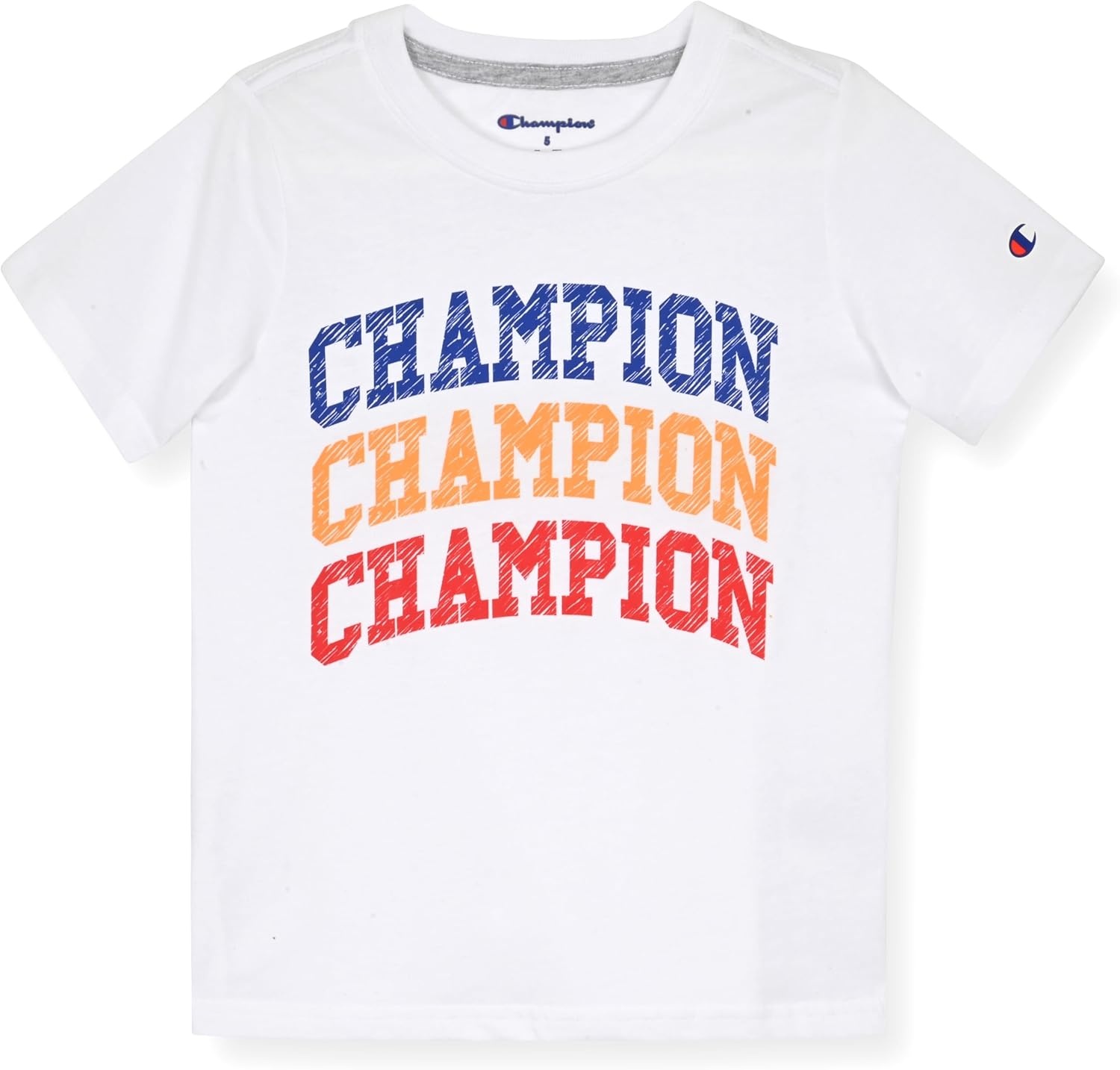 imageChampion Boys 2 Piece Short Sleeve Shirt and Mesh Shorts SetsBright Whitegrey Heather