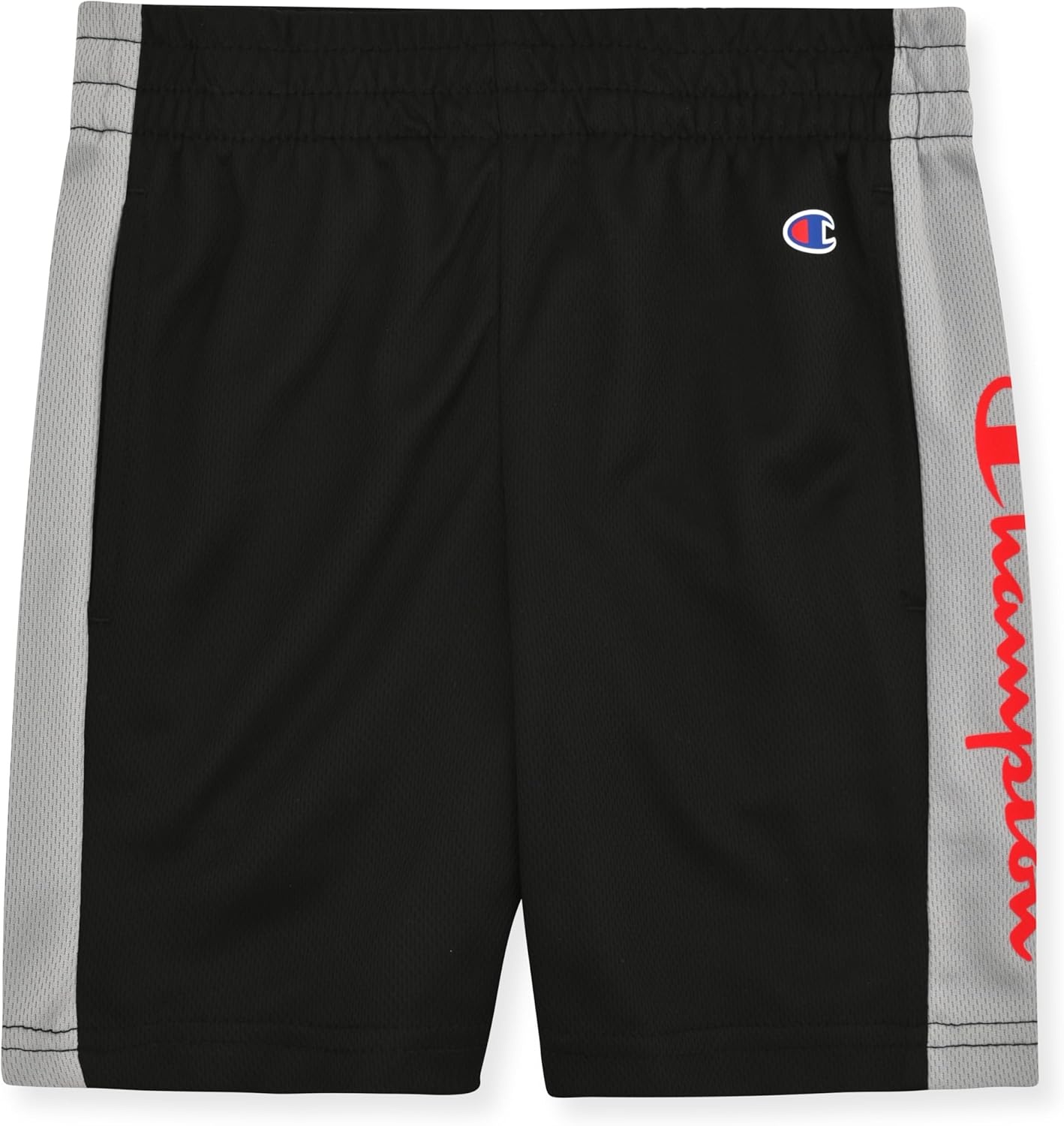 imageChampion Boys 2 Piece Short Sleeve Shirt and Mesh Shorts SetsGreyblack