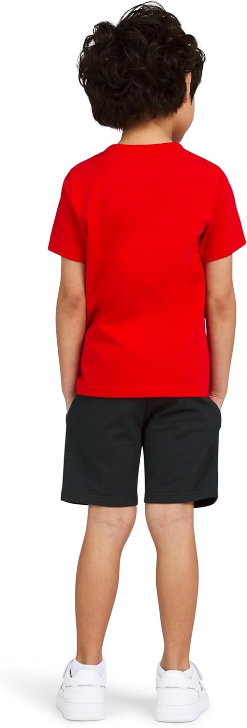 imageChampion Boys 2 Piece Short Sleeve Shirt and Mesh Shorts SetsRedblack