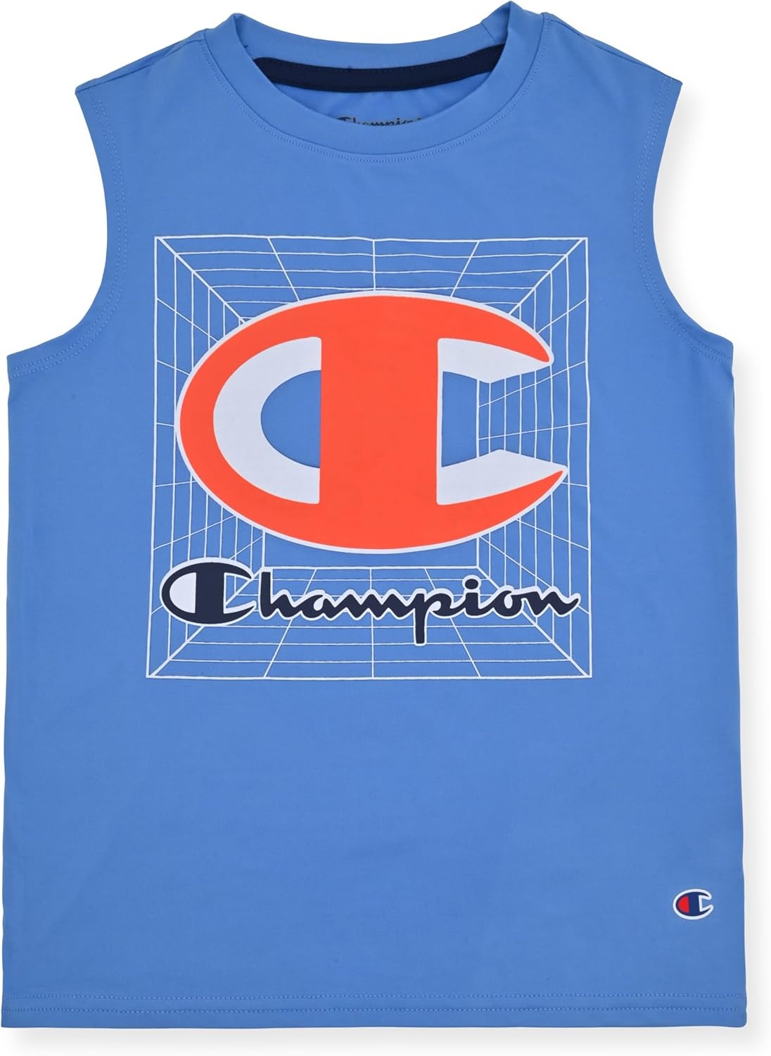 imageChampion Boys 2 Piece Short Sleeve Shirt and Mesh Shorts SetsRetro Blue