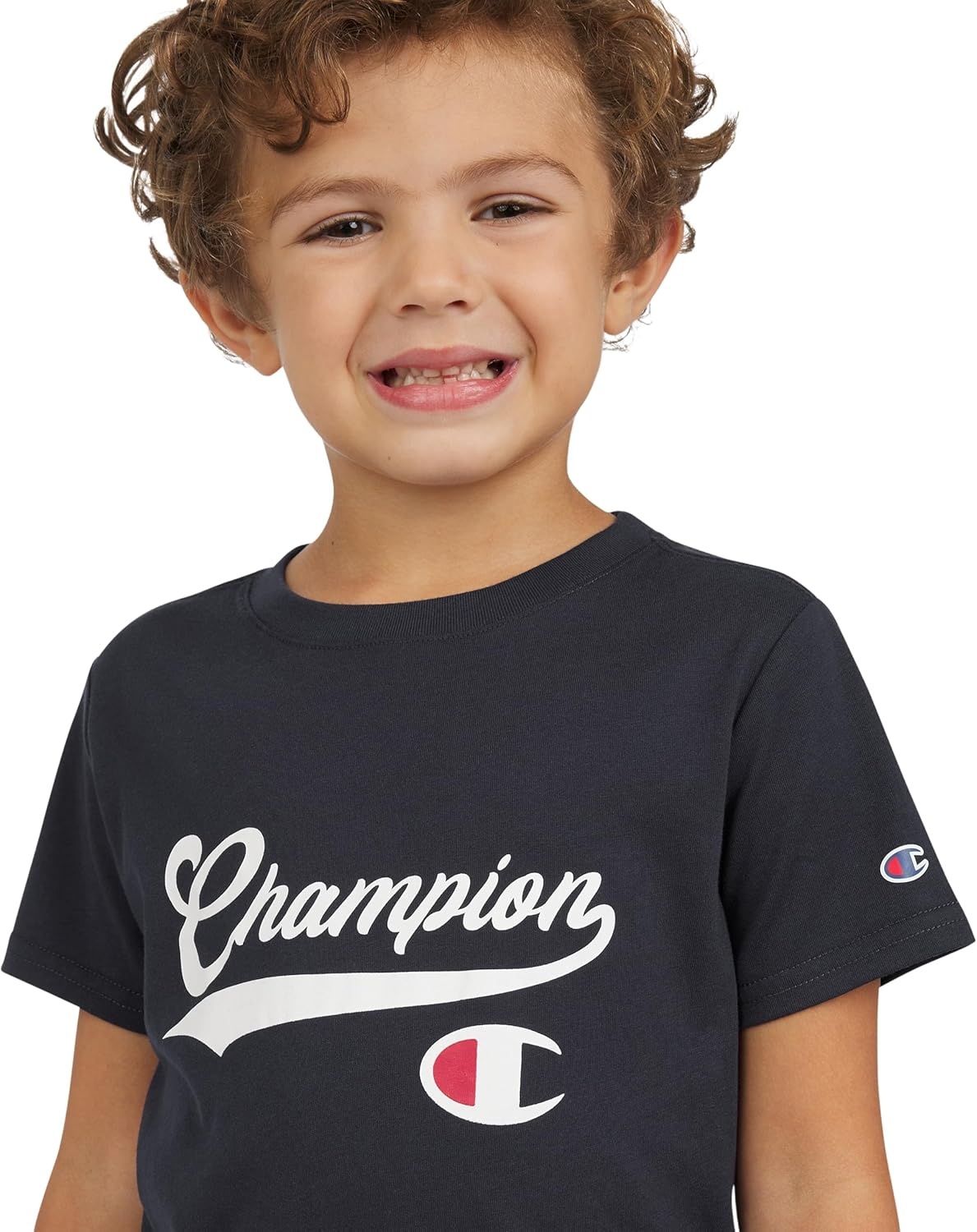 imageChampion Boys 2 Piece Short Sleeve Shirt and Mesh Shorts SetsSignature Dark Navy