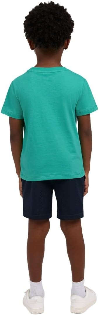 imageChampion Boys 2 Piece Short Sleeve Shirt and Mesh Shorts SetsSignature Oasis Green