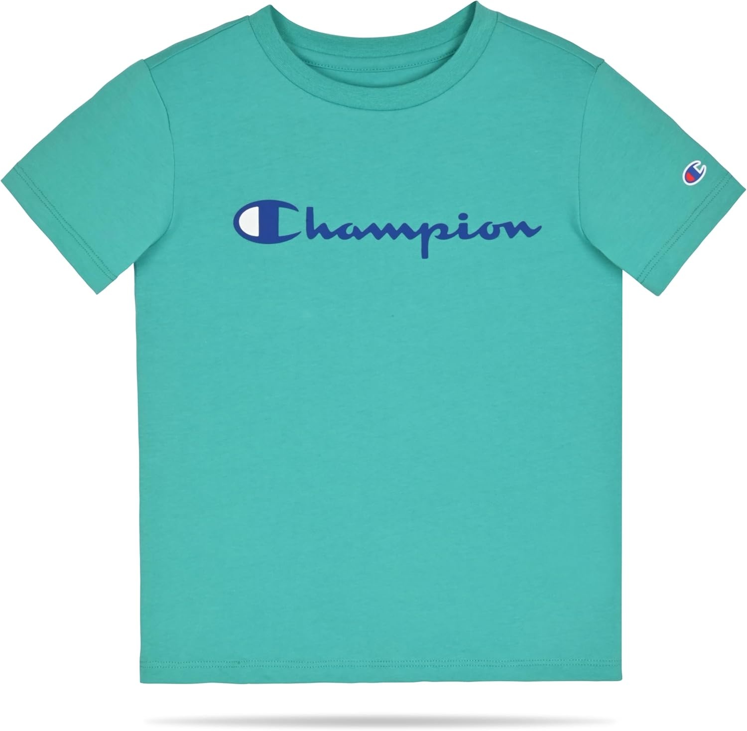 imageChampion Boys 2 Piece Short Sleeve Shirt and Mesh Shorts SetsSignature Oasis Green