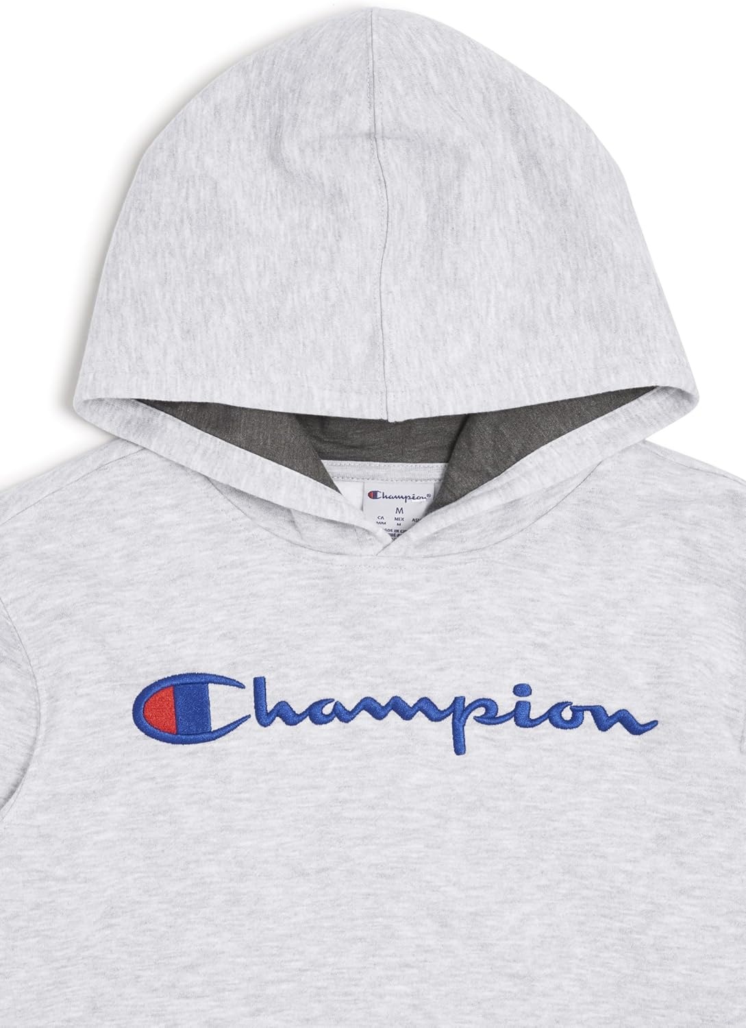imageChampion Boys Boys Hoodie for Kids Sweatshirt Fleece Youth Pullover With HoodGrey Signature