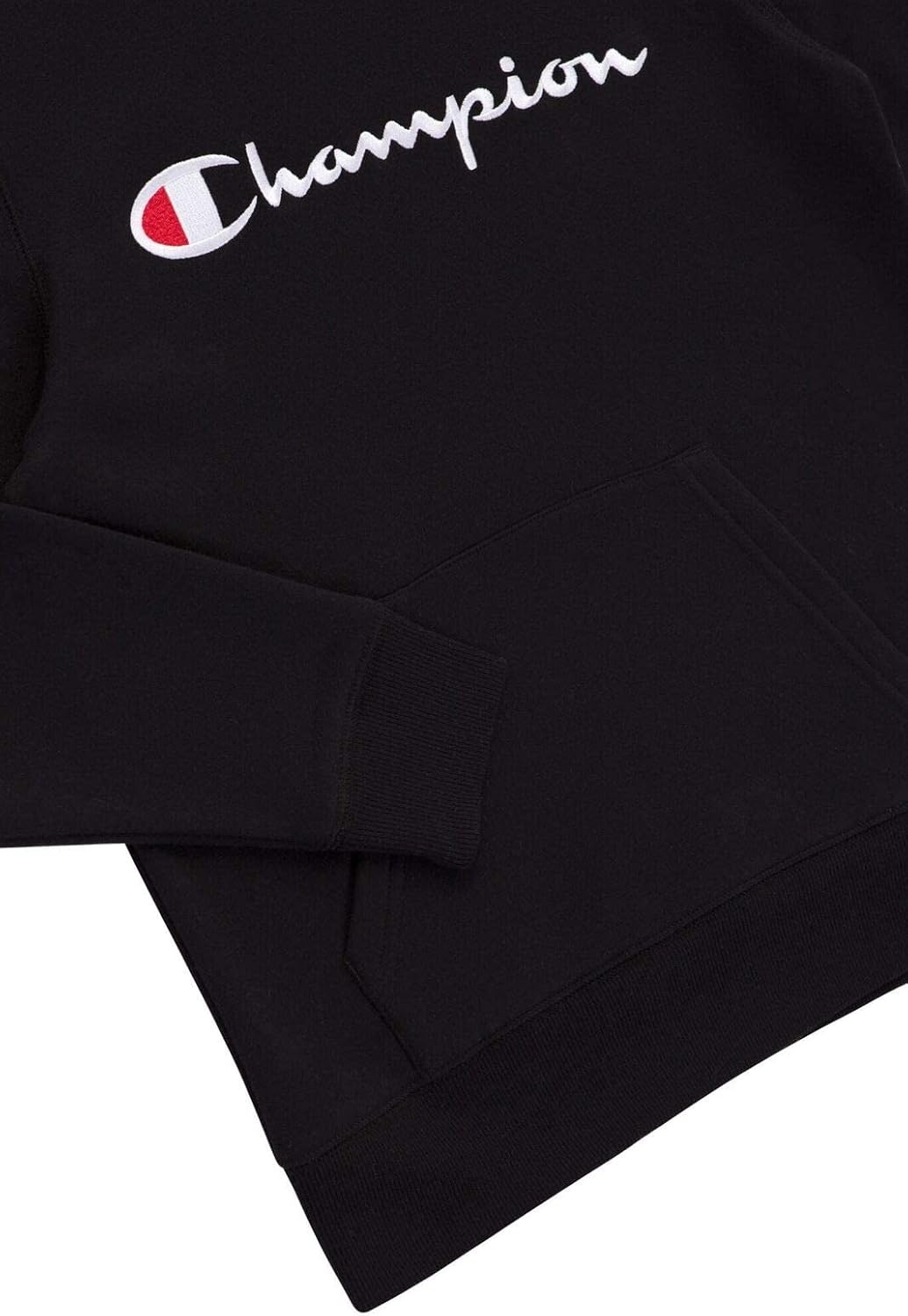 imageChampion Boys Boys Hoodie for Kids Sweatshirt Fleece Youth Pullover With HoodHeritage Black