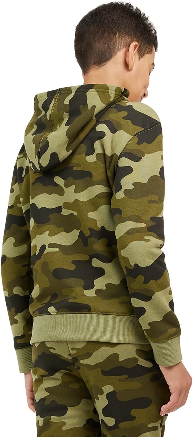 imageChampion Boys Boys Hoodie for Kids Sweatshirt Fleece Youth Pullover With HoodSignature Camoflauge