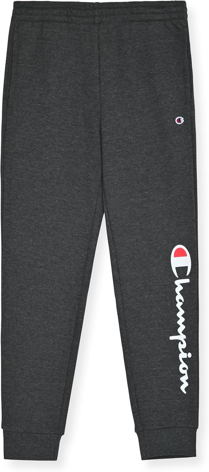 imageChampion Boys Boys Sweatpants Fleece Jogger PantsCharcoal Heather