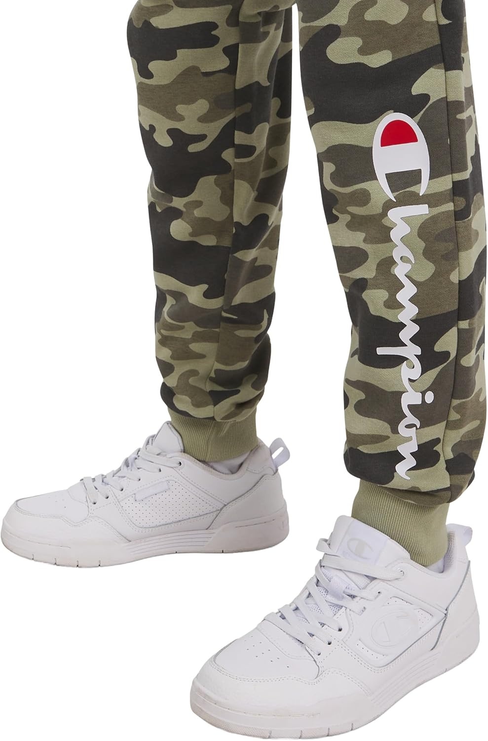 imageChampion Boys Boys Sweatpants Fleece Jogger PantsEarth Camo