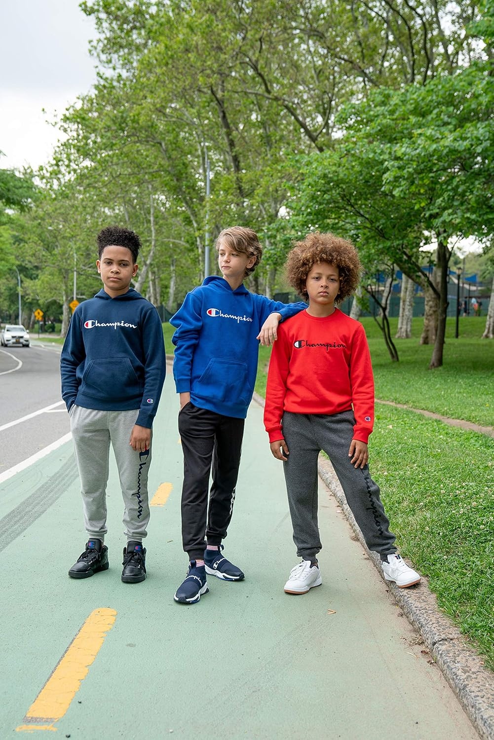 imageChampion Boys Boys Sweatpants Fleece Jogger PantsNavy