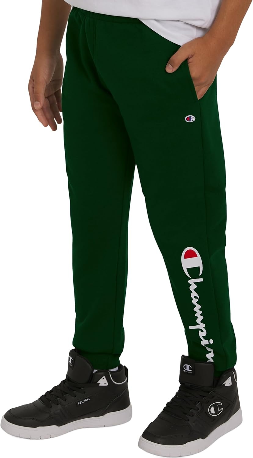 imageChampion Boys Boys Sweatpants Fleece Jogger PantsPine Green