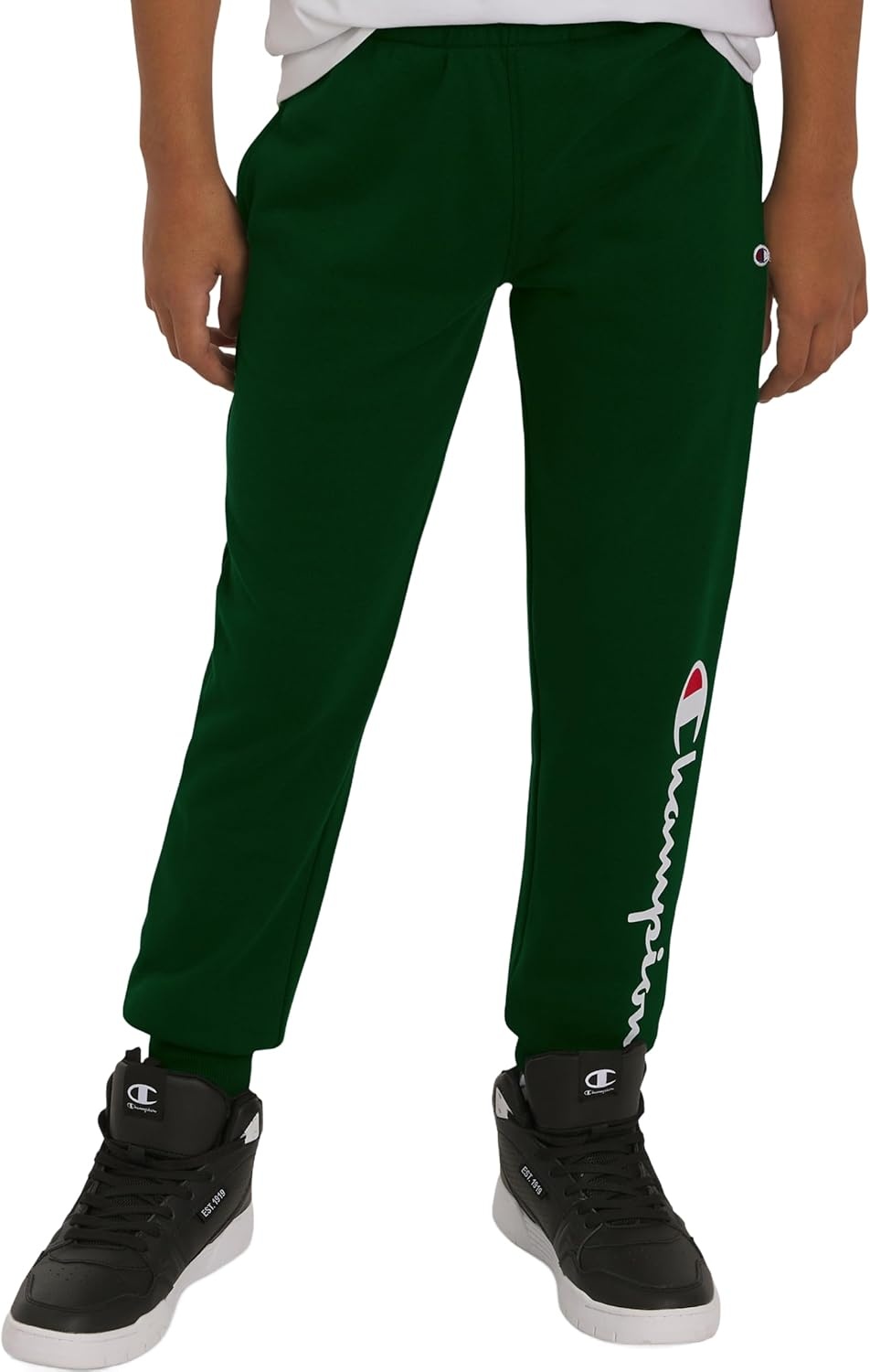 imageChampion Boys Boys Sweatpants Fleece Jogger PantsPine Green