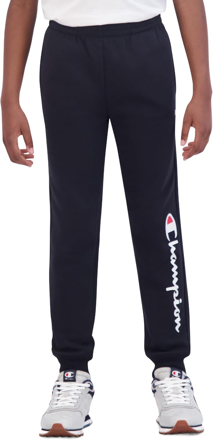 imageChampion Boys Boys Sweatpants Fleece Jogger PantsSignature Black