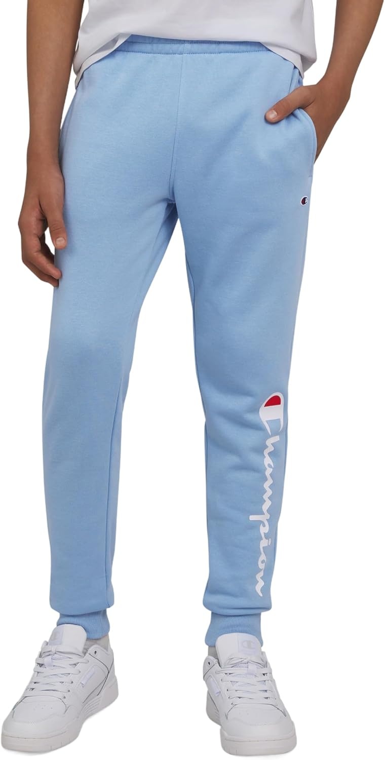imageChampion Boys Boys Sweatpants Fleece Jogger PantsSignature Placid Blue