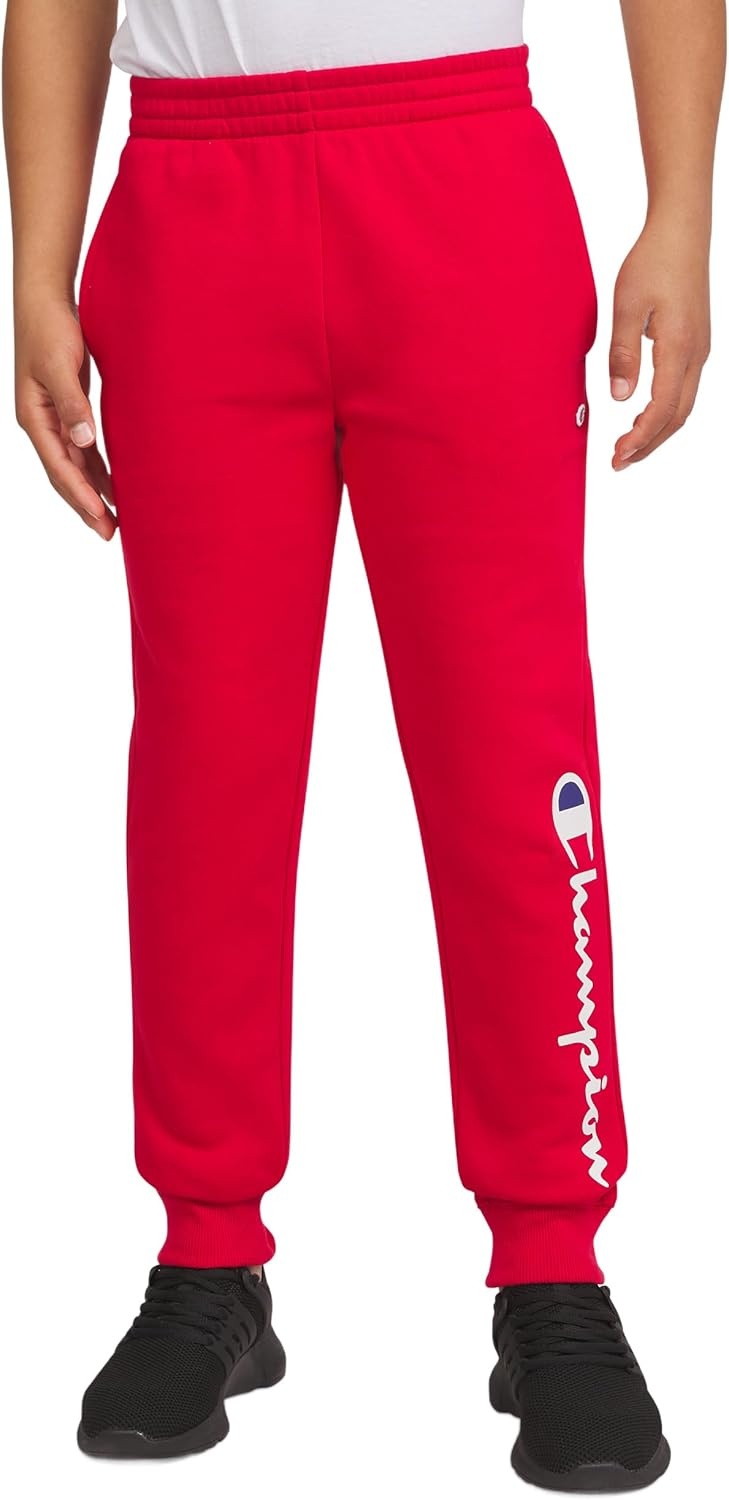 imageChampion Boys Boys Sweatpants Fleece Jogger PantsSignature Red