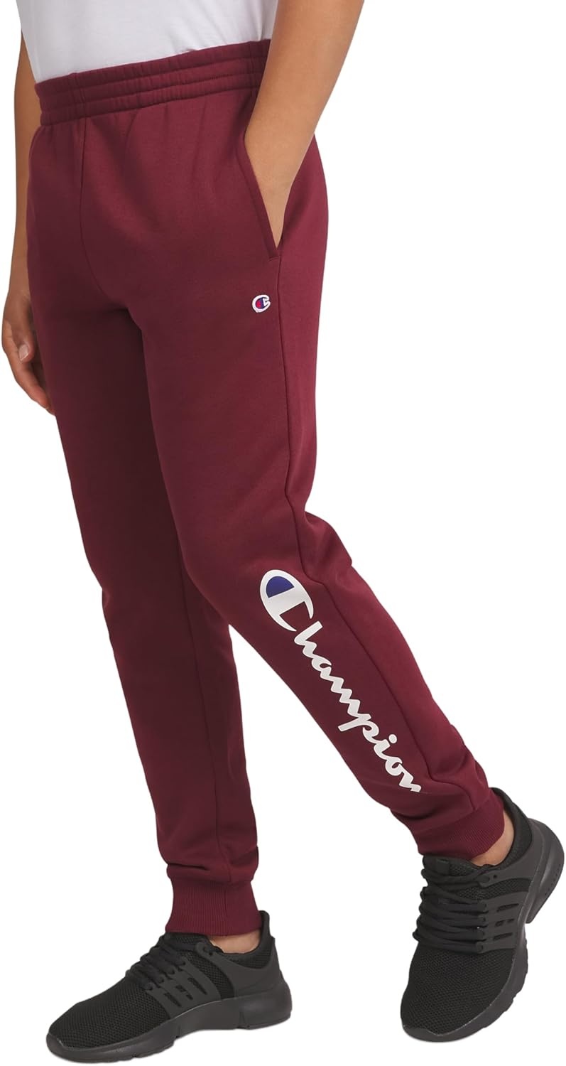 imageChampion Boys Boys Sweatpants Fleece Jogger PantsSignature Wine