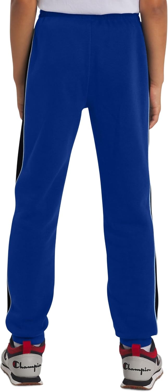 imageChampion Boys Boys Sweatpants Fleece Jogger PantsSurf Blue Stripe