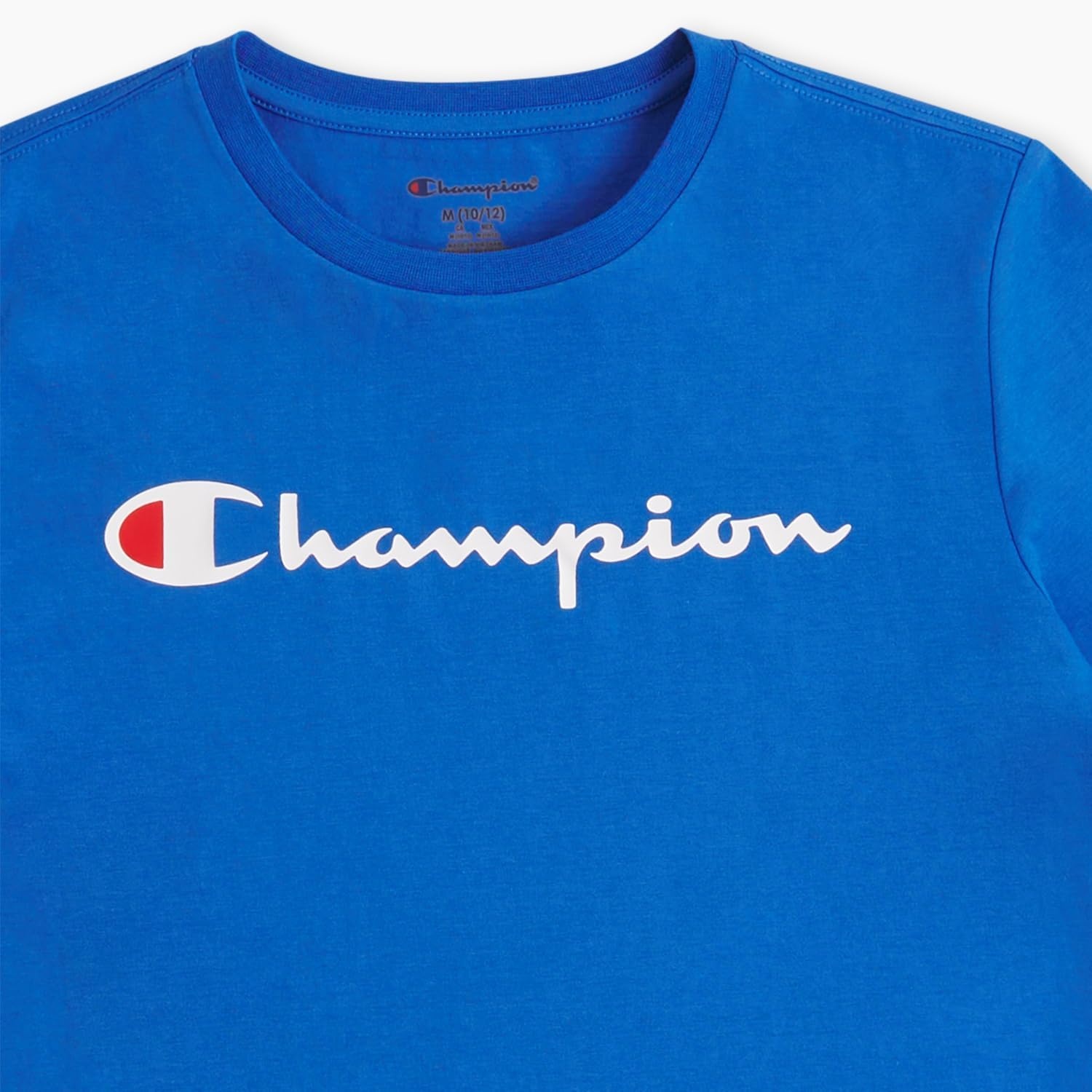 image:imageChampion Boys Champion Boys Tee Shirt Short Sleeve Logo TShirt for KidsCrash Blue