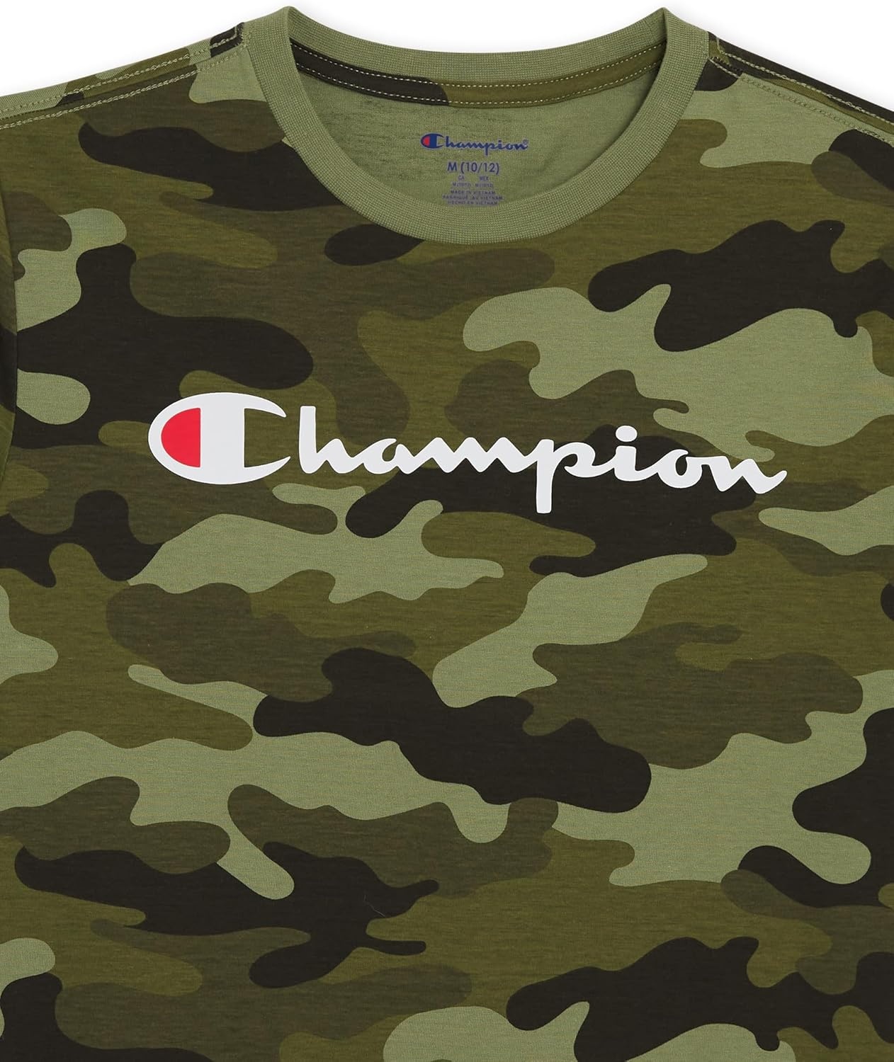 image:imageChampion Boys Champion Boys Tee Shirt Short Sleeve Logo TShirt for KidsSignature Camoflauge