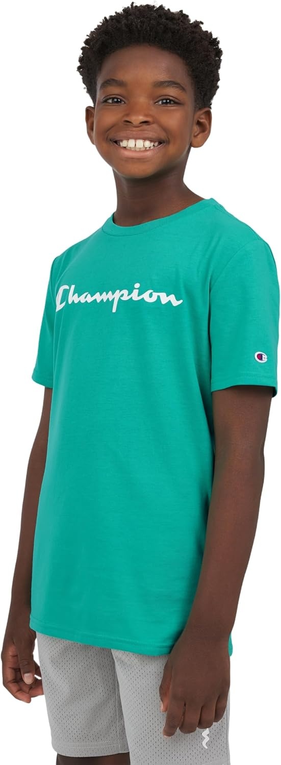 image:imageChampion Boys Champion Boys Tee Shirt Short Sleeve Logo TShirt for KidsSignature Oasis