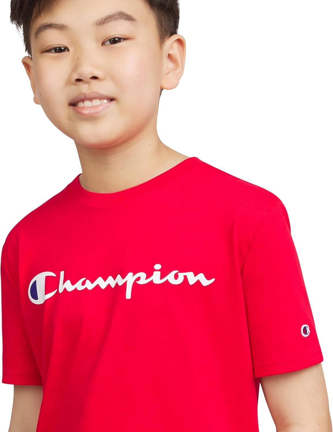image:imageChampion Boys Champion Boys Tee Shirt Short Sleeve Logo TShirt for KidsSignature Red
