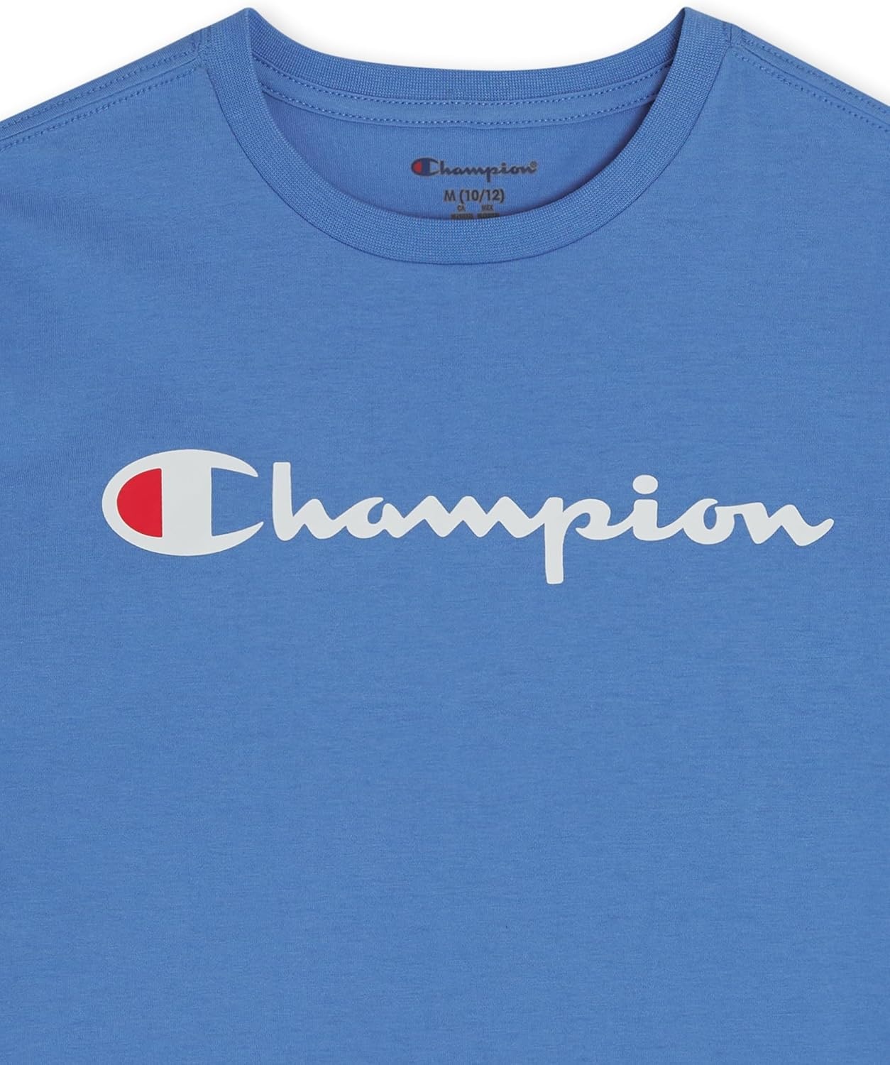 image:imageChampion Boys Champion Boys Tee Shirt Short Sleeve Logo TShirt for KidsSignature Retro Blue