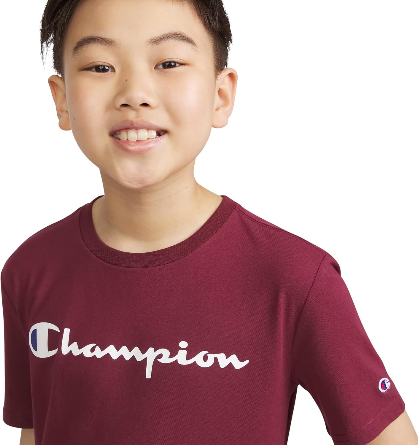 image:imageChampion Boys Champion Boys Tee Shirt Short Sleeve Logo TShirt for KidsWine