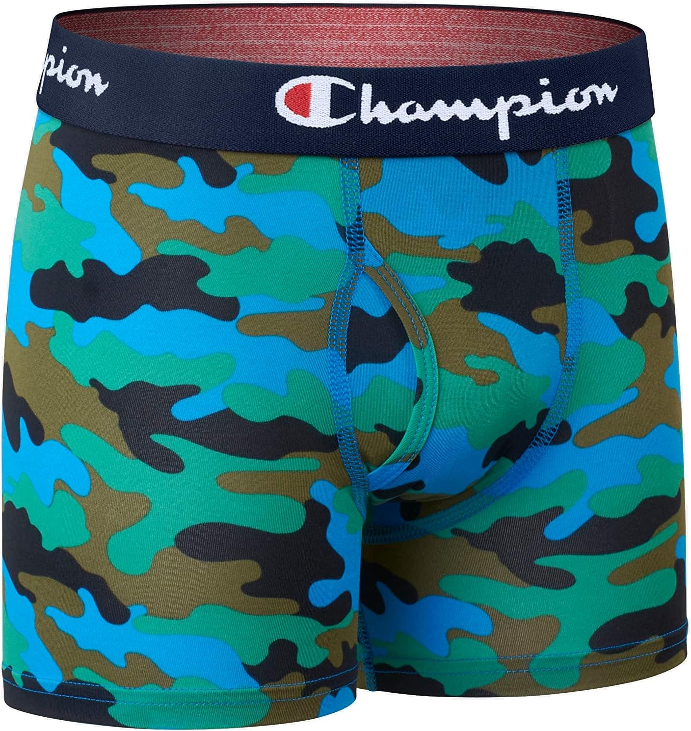 imageChampion Boys Everyday Active Lightweight Stretch Boxer Briefs 4 Pack SxlNavyGreenCamoScripts