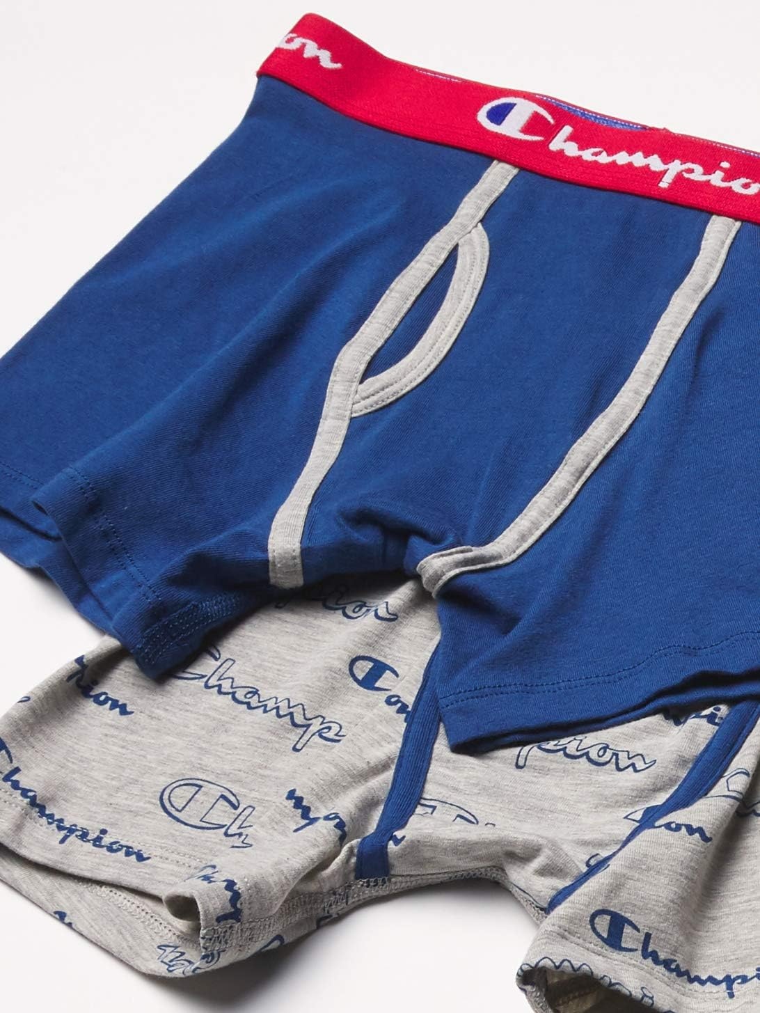 imageChampion Boys Everyday Cotton Stretch Briefs 4 PackGreyRedNavy
