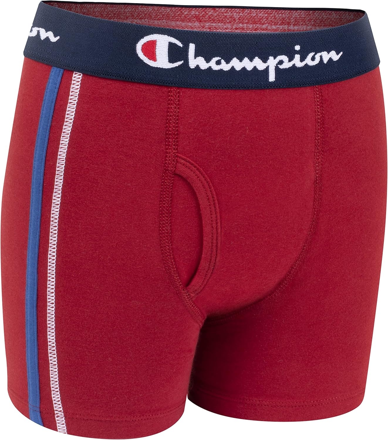 imageChampion Boys Everyday Cotton Stretch Briefs 4 PackGreyRedNavy