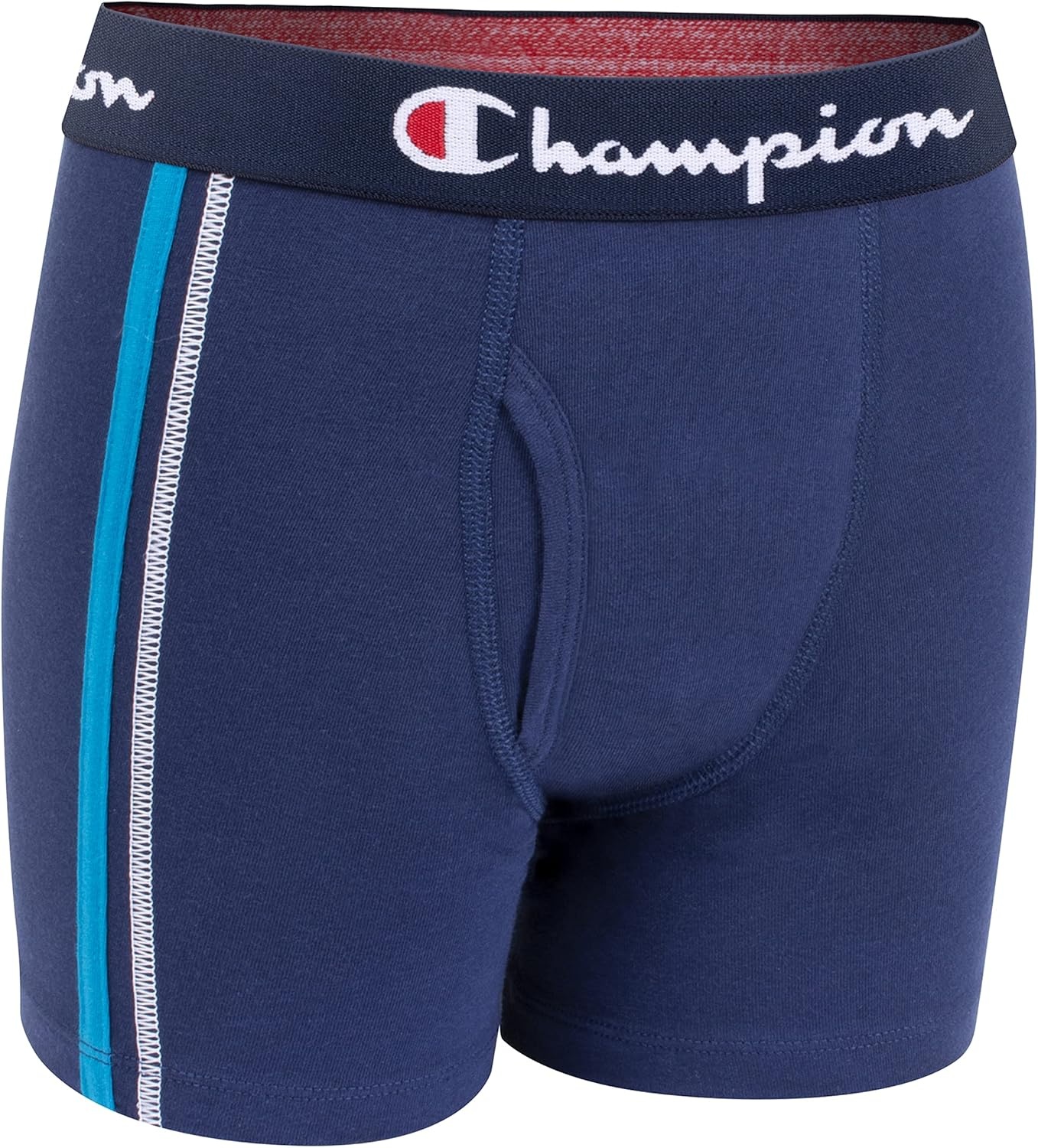 imageChampion Boys Everyday Cotton Stretch Briefs 4 PackNavyTealGrey