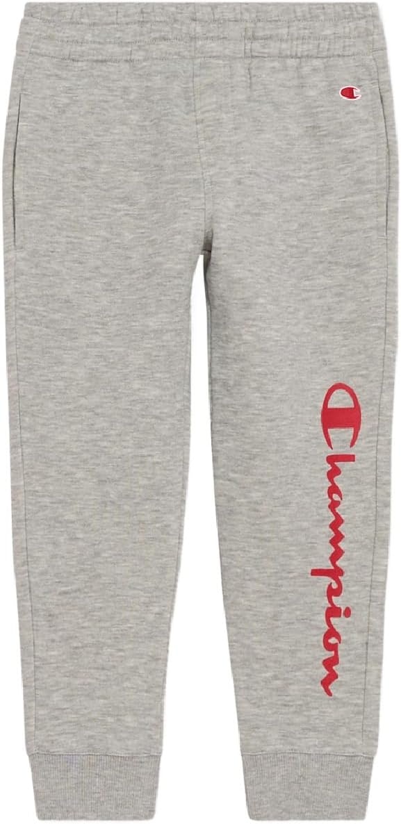 imageChampion Boys Jogger Set Fleece Hoodie and Sweatpants TracksuitGrey Heather