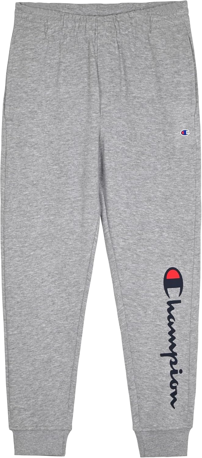 imageChampion Boys Jogger Set Fleece Hoodie and Sweatpants TracksuitHeather Gray