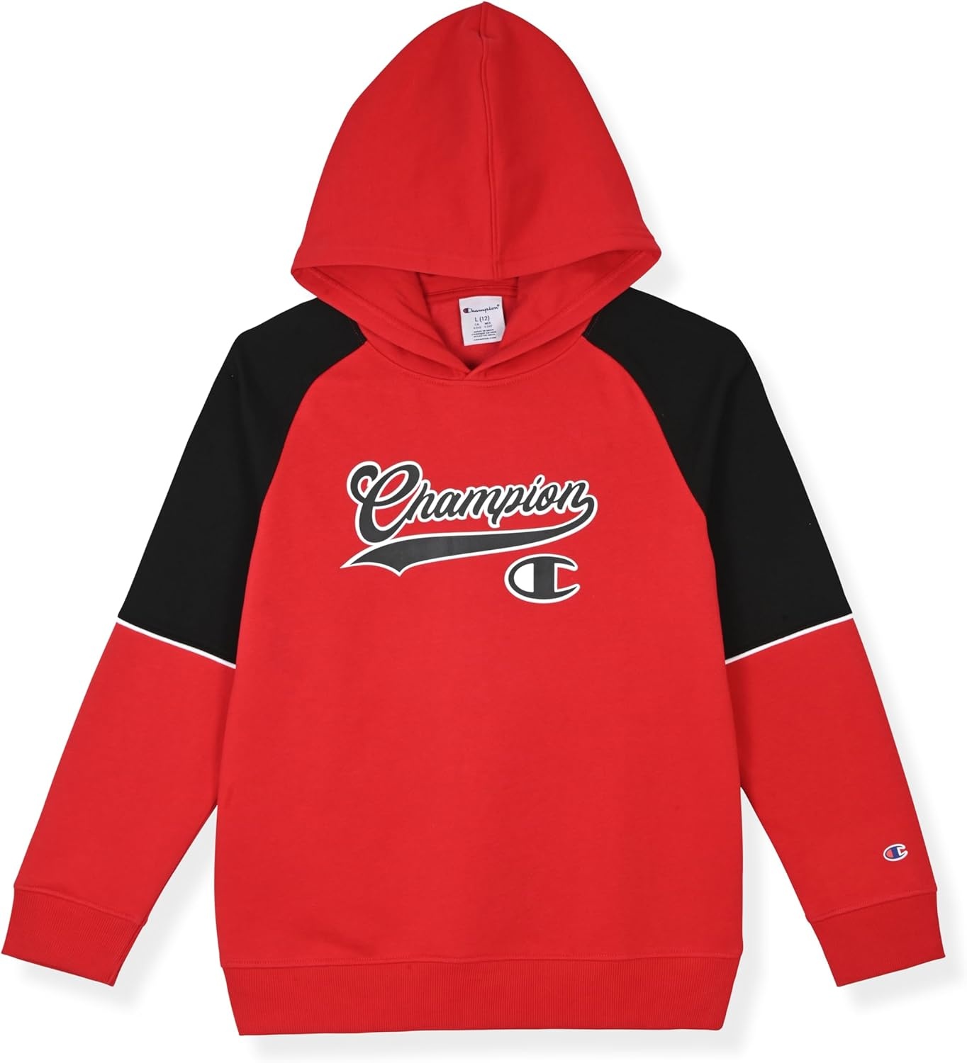 imageChampion Boys Jogger Set Fleece Hoodie and Sweatpants TracksuitLychee Red