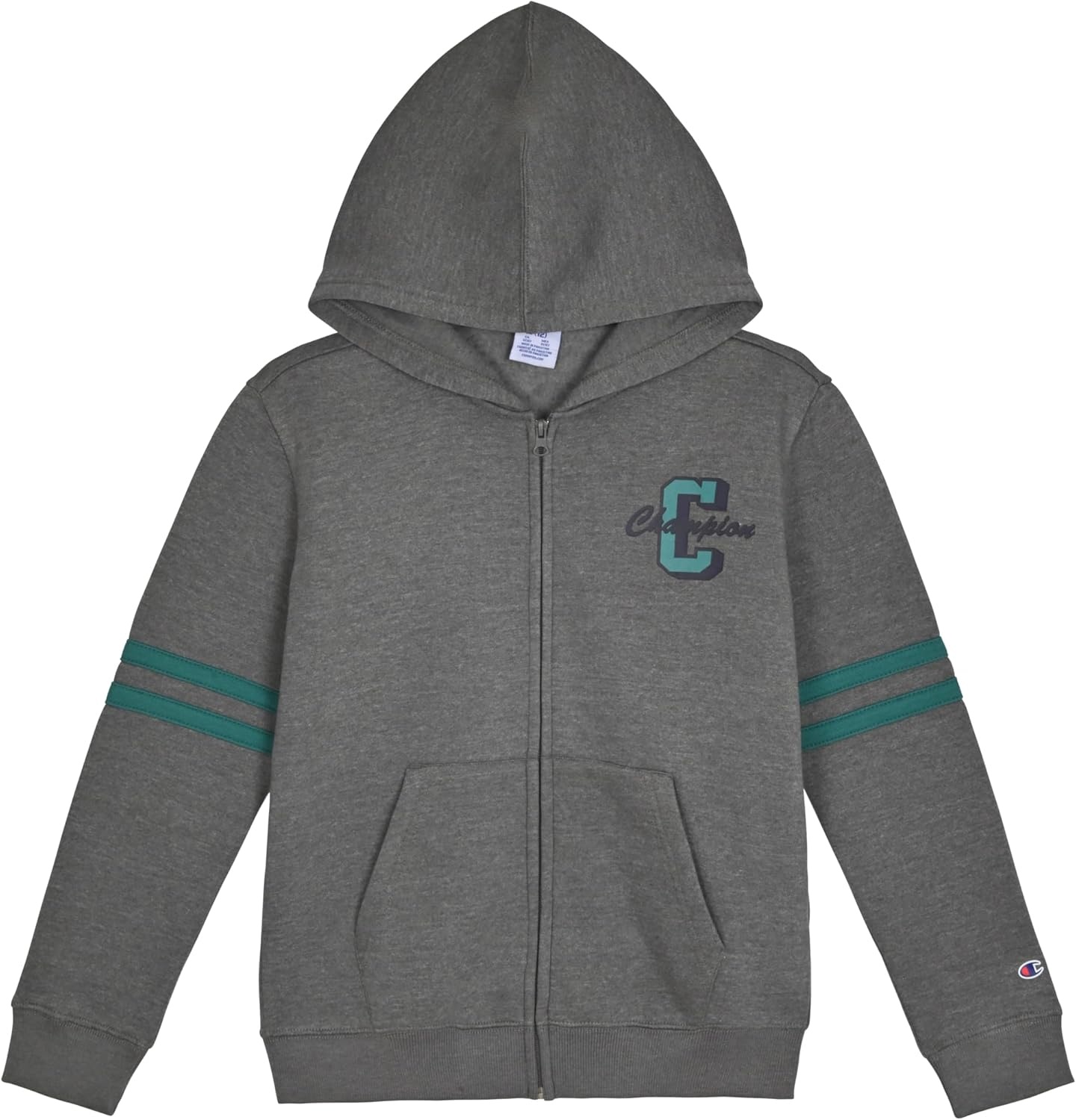 imageChampion Boys Jogger Set Fleece Hoodie and Sweatpants TracksuitMedium Heather Grey