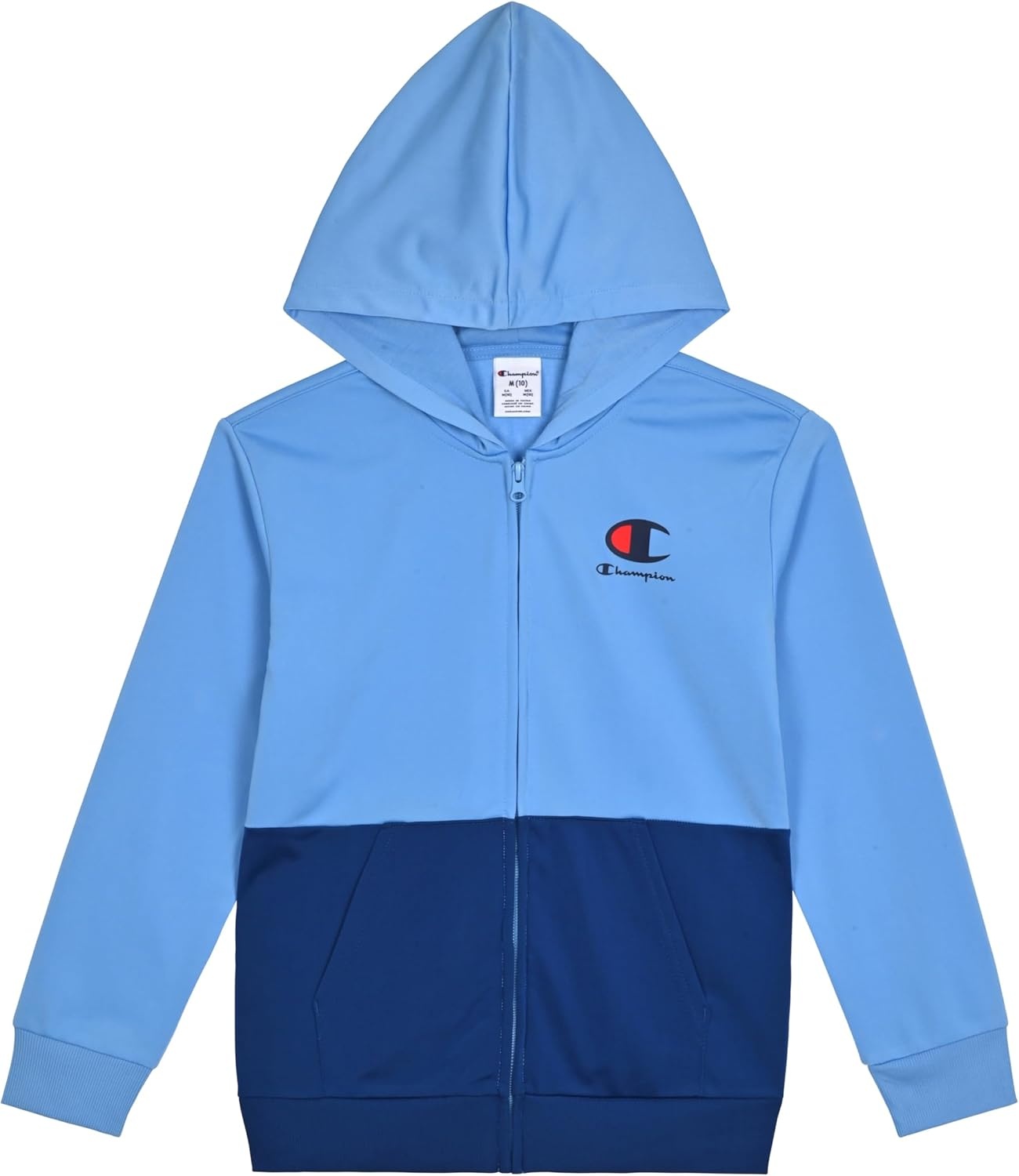 imageChampion Boys Jogger Set Fleece Hoodie and Sweatpants TracksuitPlacid Blue