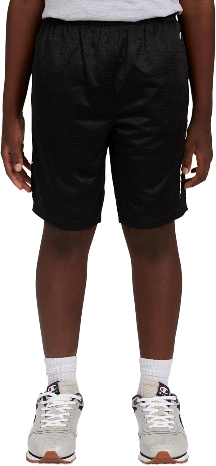 image:imageChampion Boys Shorts Athletic Mesh Basketball Shorts for BoysSignature Black