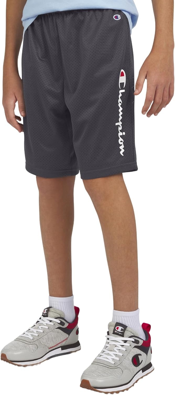 image:imageChampion Boys Shorts Athletic Mesh Basketball Shorts for BoysSignature Iron