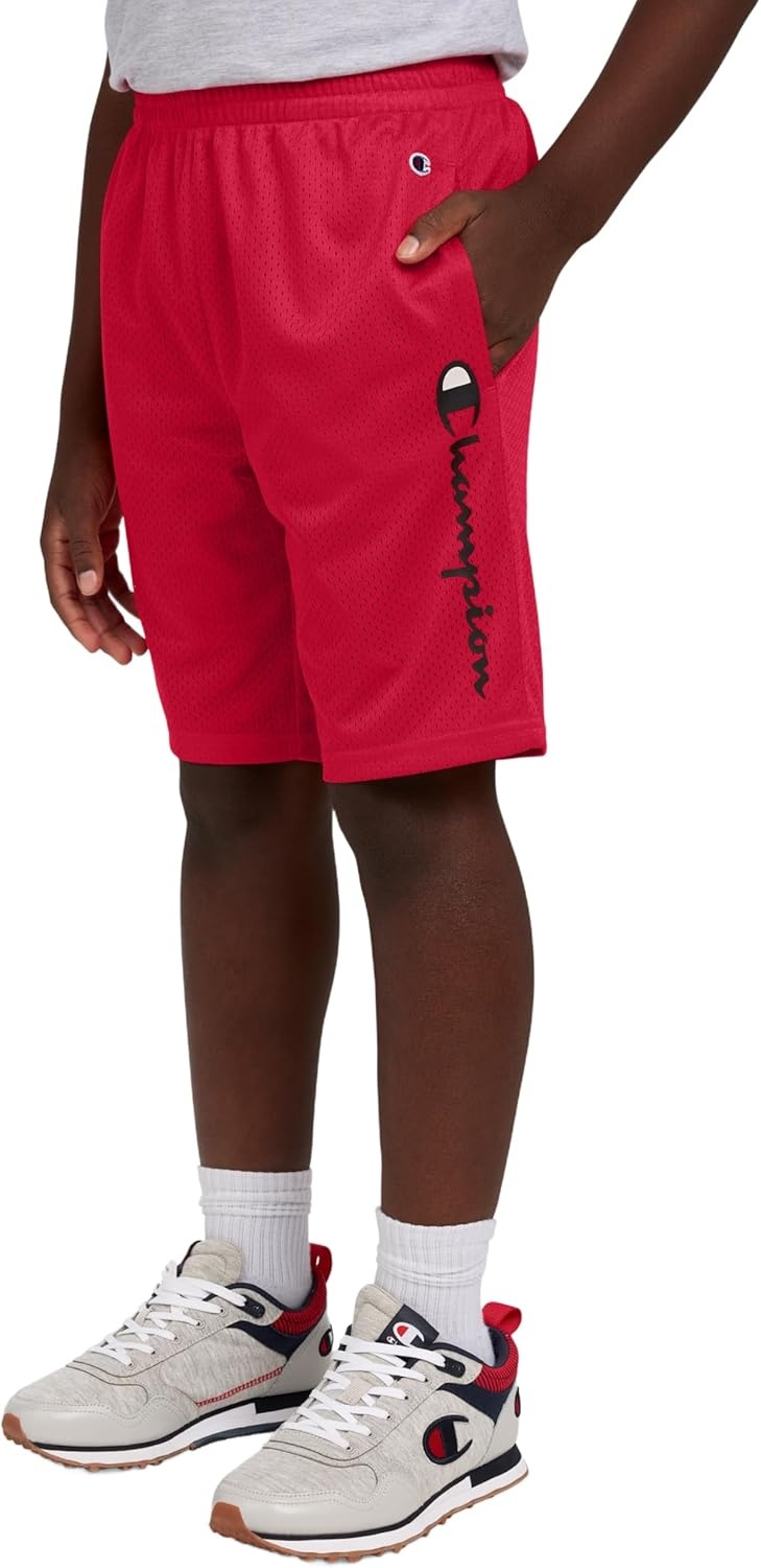 image:imageChampion Boys Shorts Athletic Mesh Basketball Shorts for BoysSignature Lychee