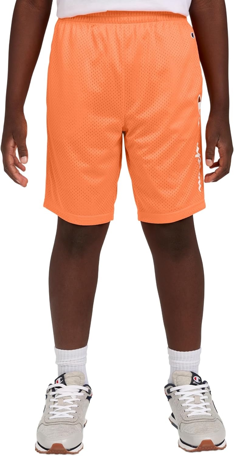 image:imageChampion Boys Shorts Athletic Mesh Basketball Shorts for BoysSignature Nectarine