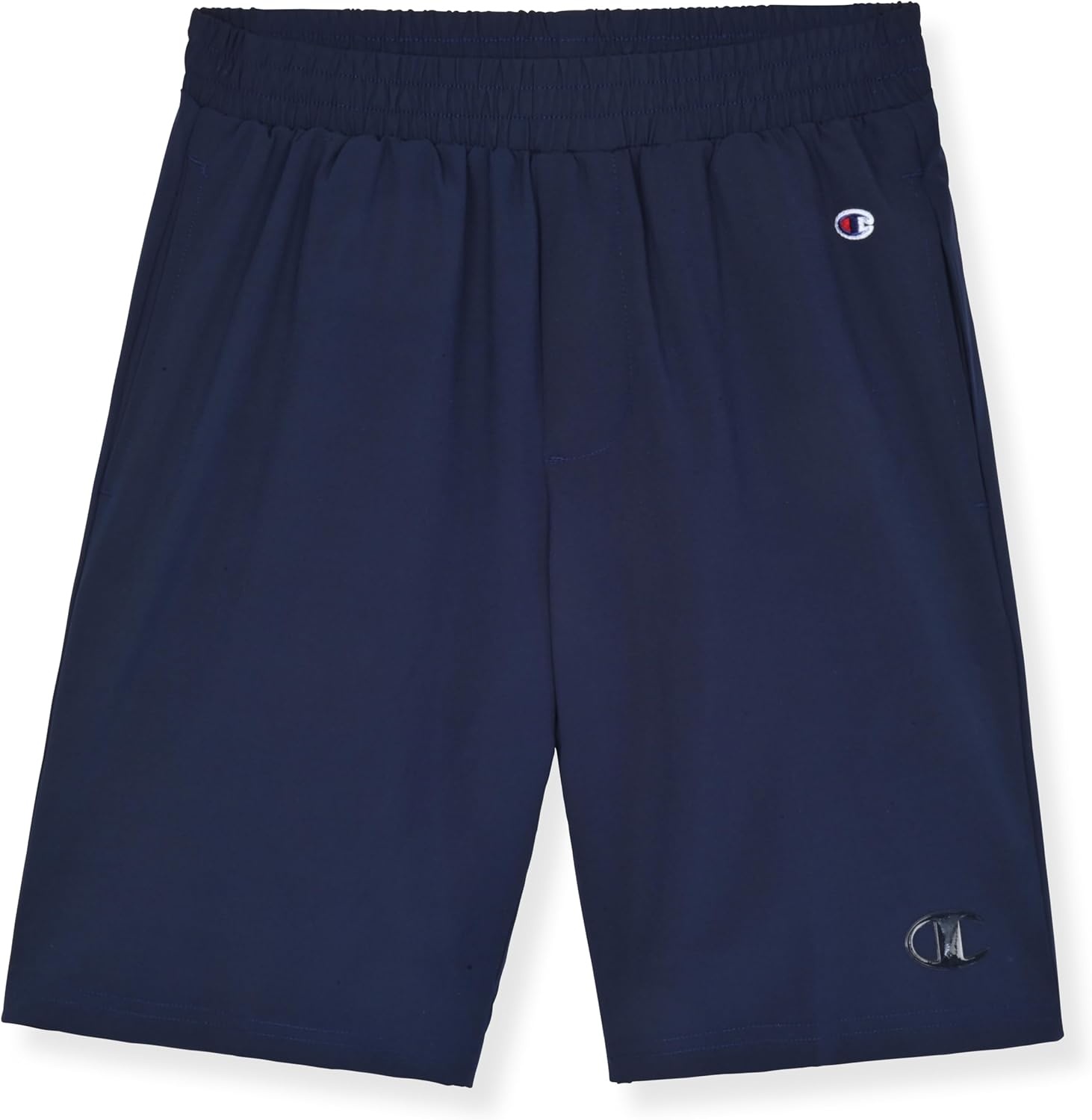image:imageChampion Boys Shorts for Kids Athletic 2 Pack Lightweight Hybrid ShortBlackdark Navy