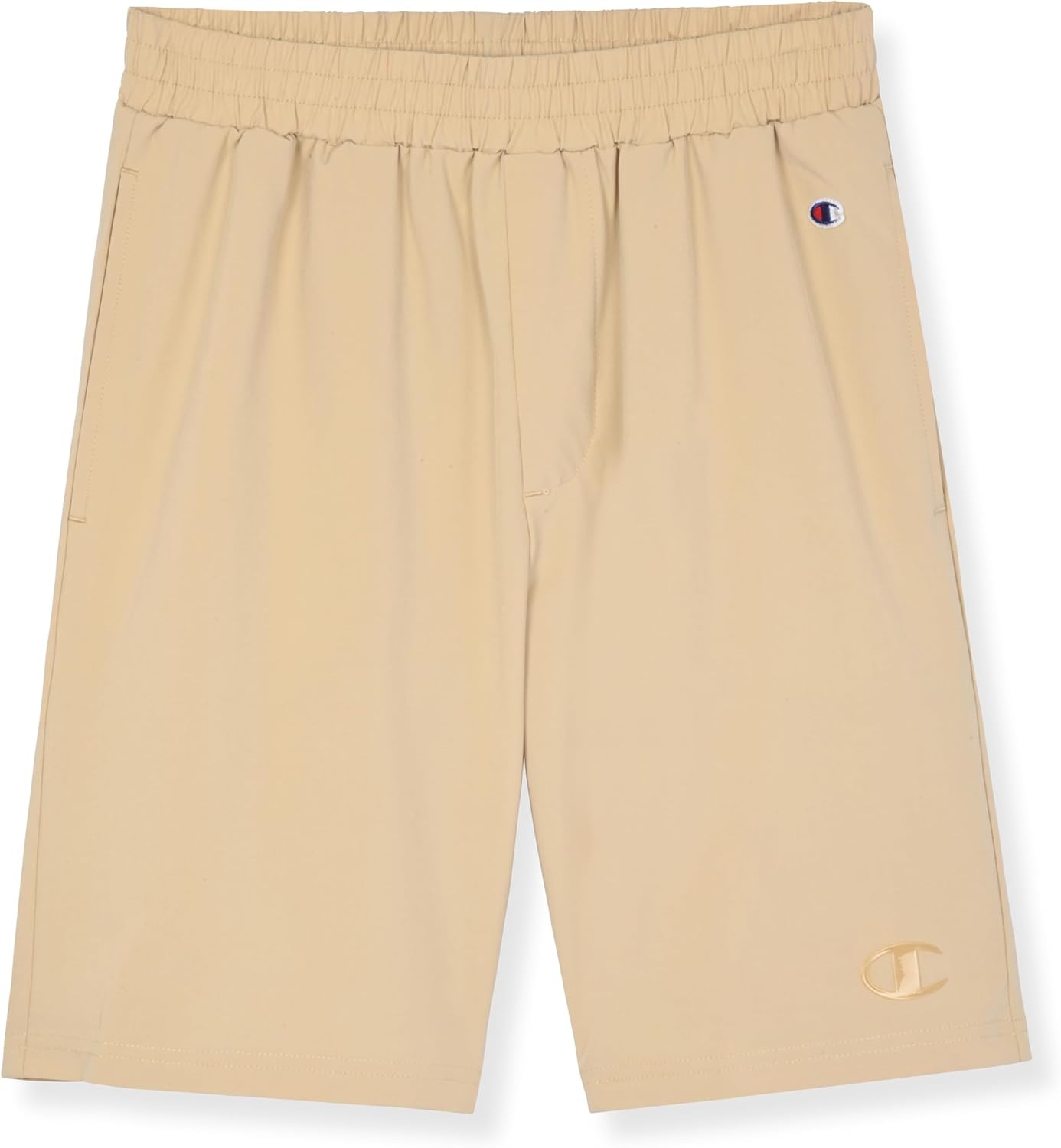 image:imageChampion Boys Shorts for Kids Athletic 2 Pack Lightweight Hybrid ShortKhakiblack