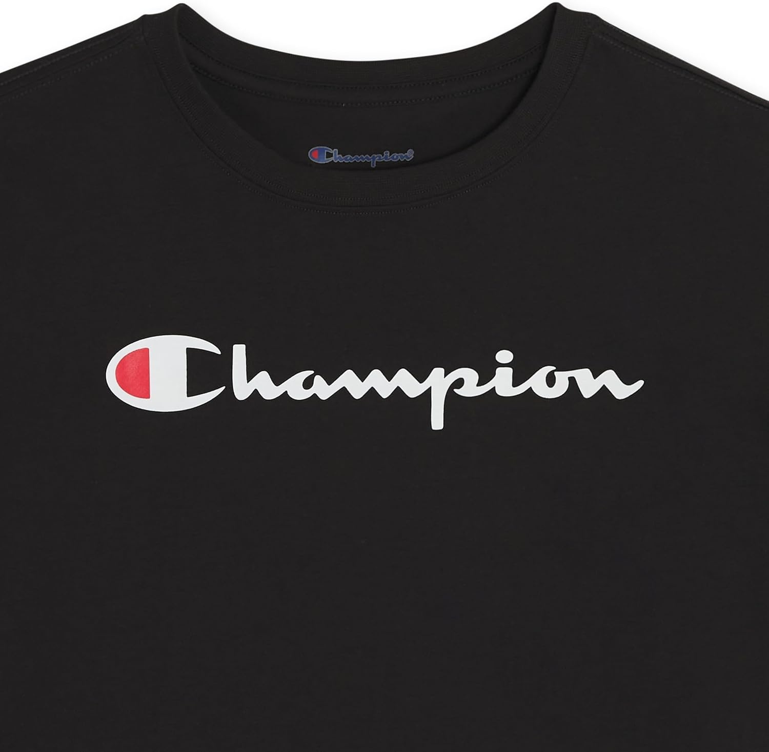 image:imageChampion Boys TShirt Short Sleeve Logo Tee Shirt for BoysBlack Logo