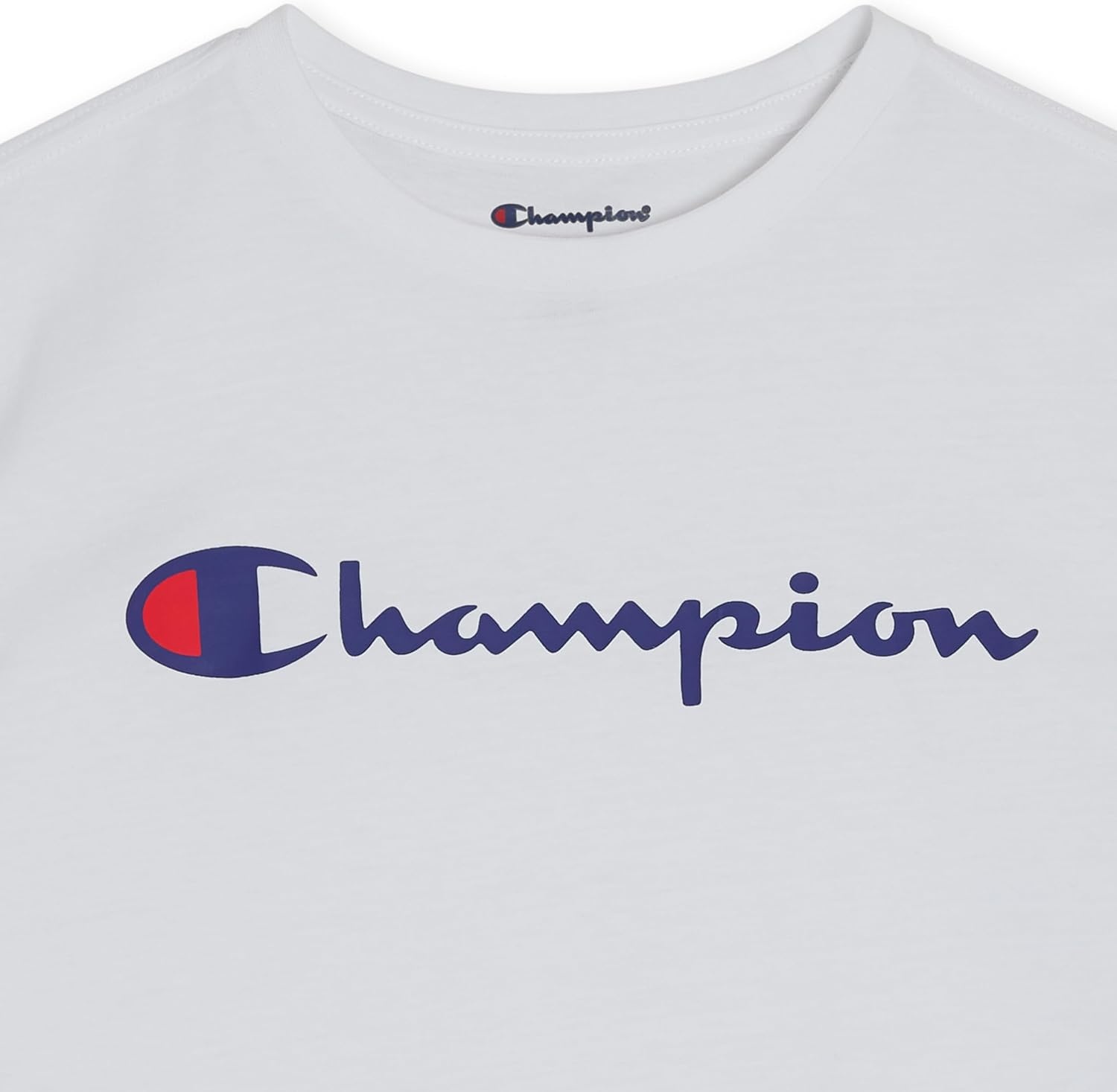 image:imageChampion Boys TShirt Short Sleeve Logo Tee Shirt for BoysWhite Logo