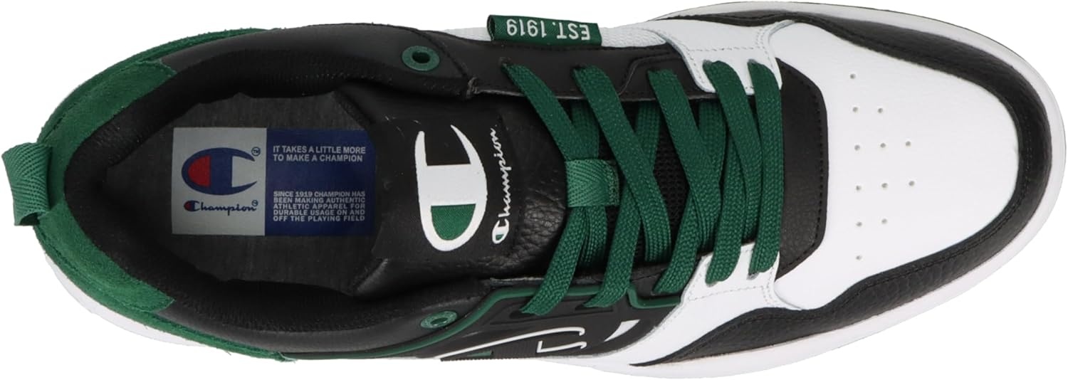 image:imageChampion Mens 5 on 5 LoBlackDark GreenWhite